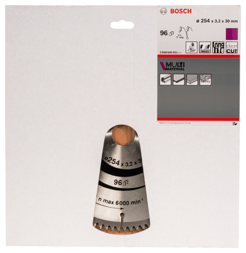 BOSCH Kreissägeblatt MultiMaterial für Handkreissägen - Produktbild 1