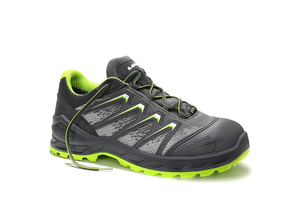 LOWA Sicherheitshalbschuh LARROX Work GTX grey Lo S3 Arbeitsschuh 