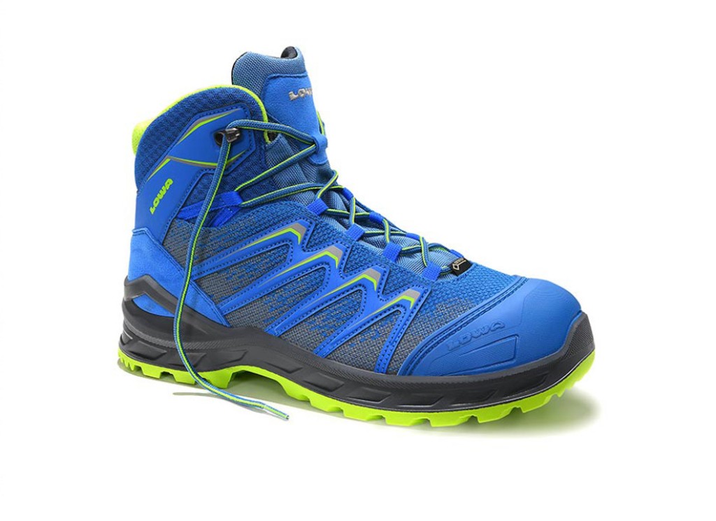 LOWA Sicherheitsschuh hoch LARROX Work GTX blue Mid S3 Arbeitsschuh hoch 