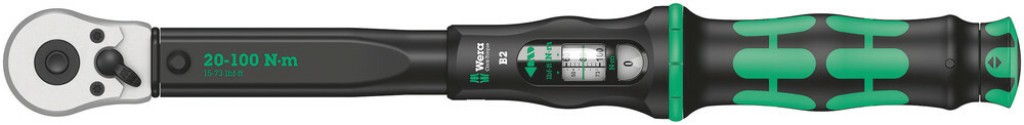 WERA Drehmomentschlüssel Click-Torque, Umschaltknarre 45 Zähne