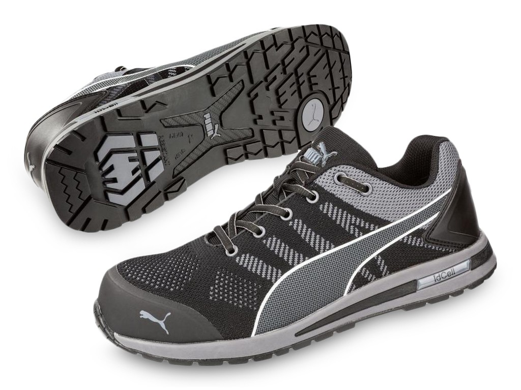 PUMA Sicherheitshalbschuh ELEVATE KNIT BLACK LOW 643160, S1P SRC HRO ESD Arbeit