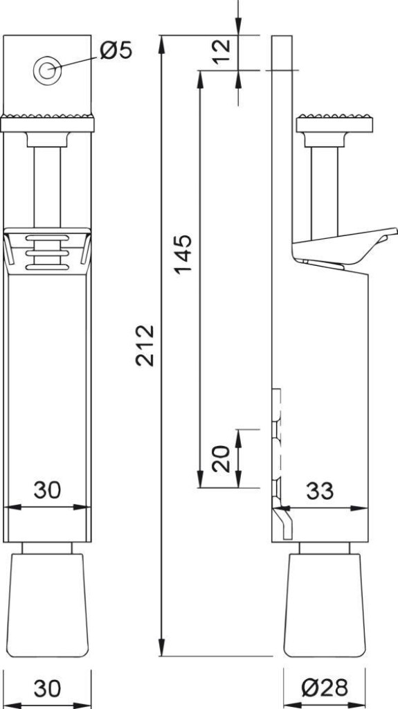 KWS Türfeststeller 1081/1082