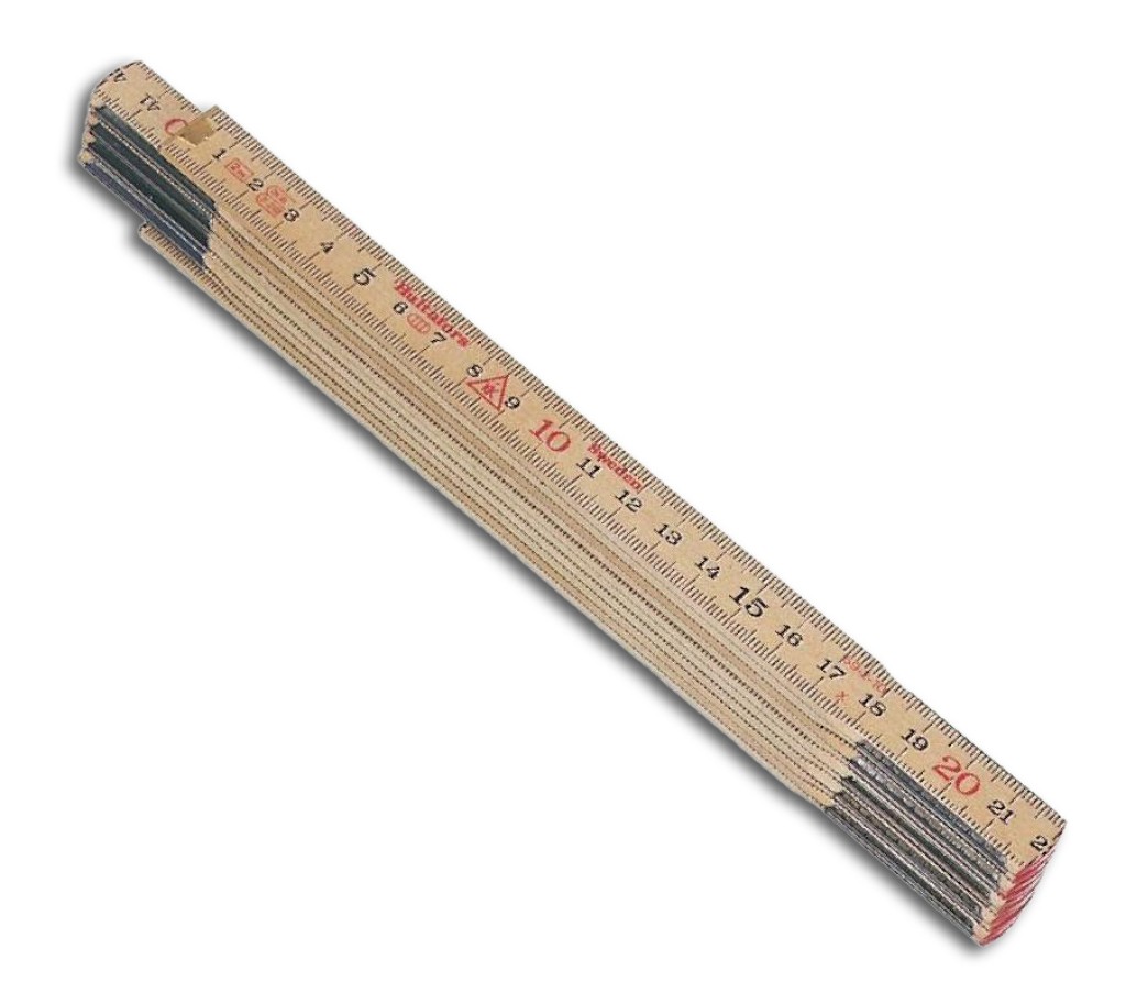 HULTAFORS Holz-Gliedermaßstab Nr. 59-2-10 Schwedenmeter