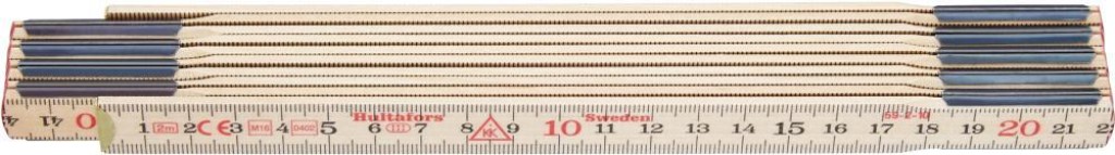 HULTAFORS Holz-Gliedermaßstab Nr. 59-2-10 Schwedenmeter